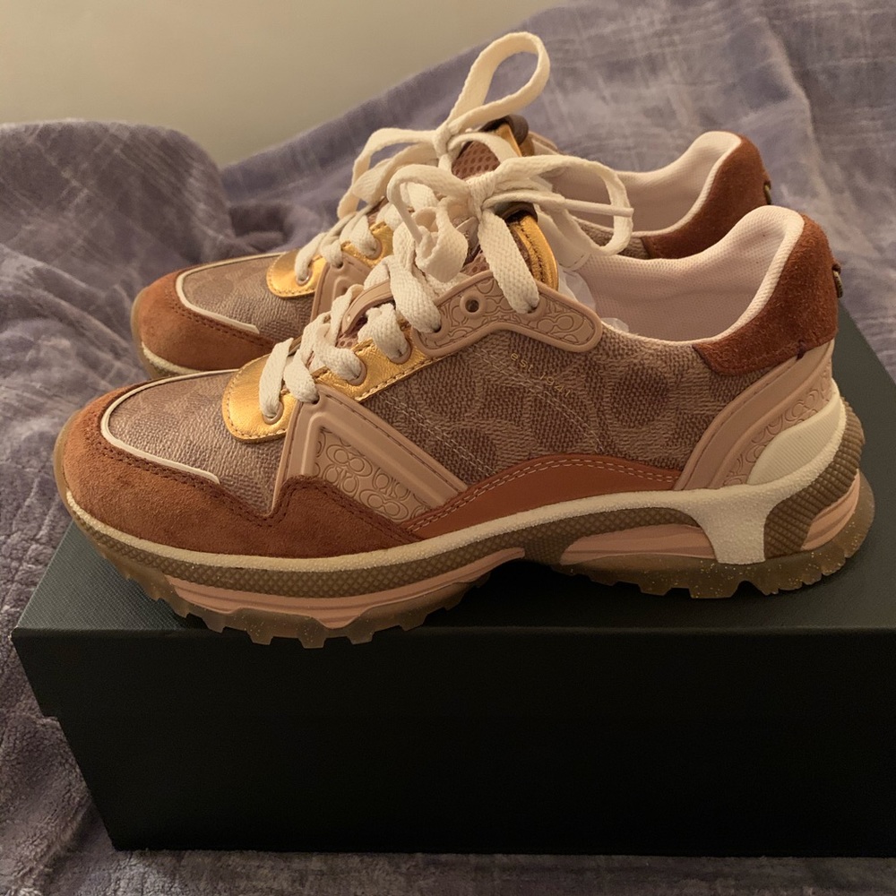 Coach Sneaker Leather Suede Shoes